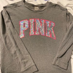 Pink XS long sleeve sparkle shirt